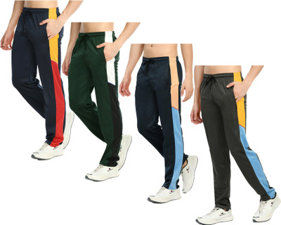 Indistar Colorblock Men Multicolor Track Pants