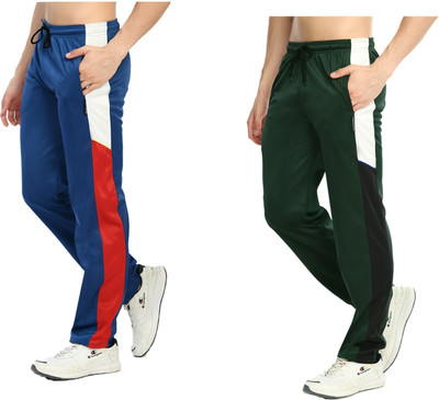 IndiWeaves Colorblock Men Multicolor Track Pants