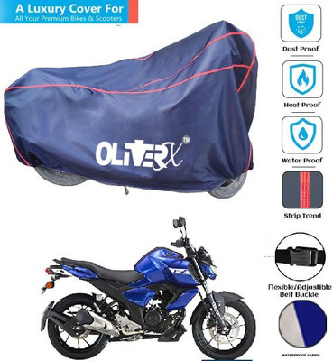 OliverX Waterproof Two Wheeler Cover for Yamaha(FZ-S FI, Blue)