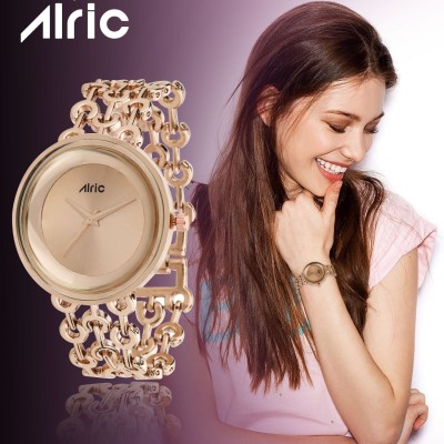 ALRIC Girls Watches Brace Girls Watch Rose Gold Bracelet Strap Analog Watch  - For Girls