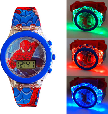 Brishti Multicolored Disco Light Digital Kids Wrist Watch for Boy's and Girl's Digital Watch  - For Boys & Girls