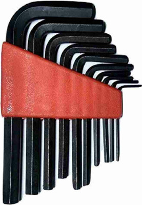 ADAWAT Allen/Hex Key Set Black 10 Pieces - from 1.5 to10 mm Allen Key set Allen Key Set