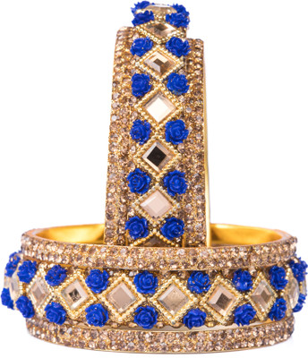 Mamon Creations Alloy Bangle Set(Pack of 6)