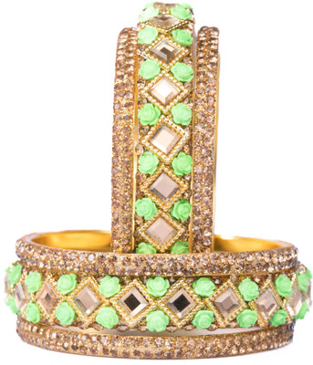Mamon Creations Alloy Bangle Set(Pack of 6)