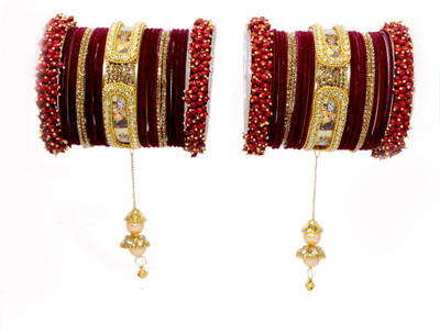 NMII Metal Zircon Bangle Set(Pack of 46)