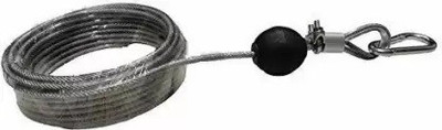 Dinetic GYM MACHINE WIRE WITH COMPLETE LOCKING SYSTEM (6MM 10 MTR ) Multi-training Bar