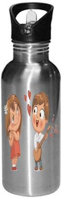CHARMING 600 ml Steel Sipper(Pack of 1, Silver)