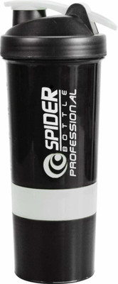 FITMAKER 500 ml Plastic Shaker(Pack of 1, White)