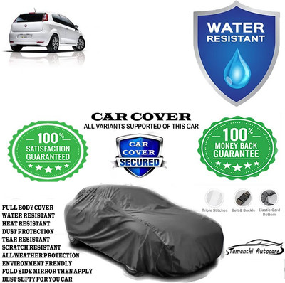 Tamanchi Autocare Car Cover For Fiat Punto EVO 1.3 Emotion Diesel(Grey)