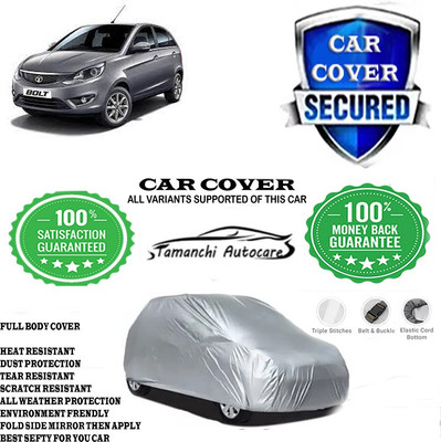 Tamanchi Autocare Car Cover For Tata Bolt Quadrajet XM(Silver)