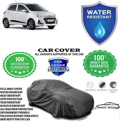 Tamanchi Autocare Car Cover For Hyundai Grand i10(Grey)