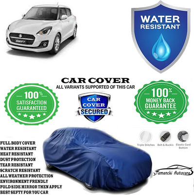 Tamanchi Autocare Car Cover For Maruti Suzuki Swift LXI Optional-O(Blue)