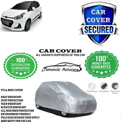 Tamanchi Autocare Car Cover For Hyundai Grand i10 CRDi Magna(Silver)