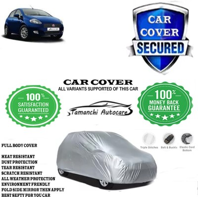 Tamanchi Autocare Car Cover For Fiat Punto Dynamic 1.2L Advanced(Silver)