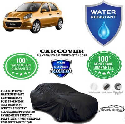 Tamanchi Autocare Car Cover For Nissan Micra K13k(Black)