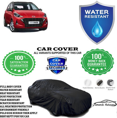 Tamanchi Autocare Car Cover For Hyundai Grand i10 Nios Asta CRDi Diesel(Black)