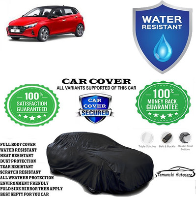 Tamanchi Autocare Car Cover For Hyundai i20 Sportz AT(Black)