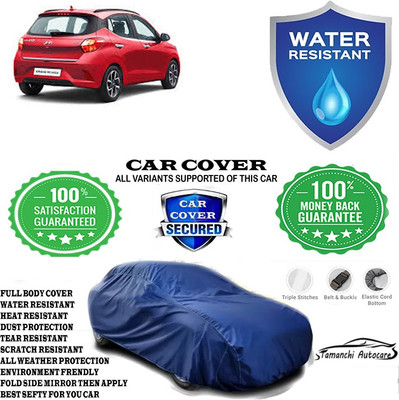 Tamanchi Autocare Car Cover For Hyundai Grand I10 Nios Sportz 1.2 Kappa VTVT Dual Tone(Blue)