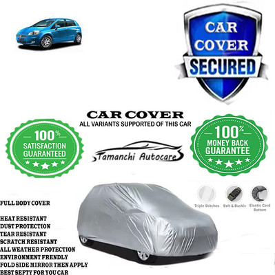 Tamanchi Autocare Car Cover For Fiat Punto EVO 1.3 Dynamic Diesel(Silver)