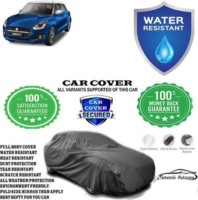Tamanchi Autocare Car Cover For Maruti Suzuki Swift LXI Option SP Limited Edition(Grey)