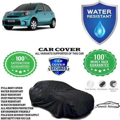 Tamanchi Autocare Car Cover For Nissan Micra Active(Black)