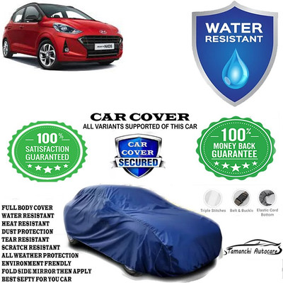 Tamanchi Autocare Car Cover For Hyundai Grand i10 Nios AMT Sportz CRDi Diesel(Blue)