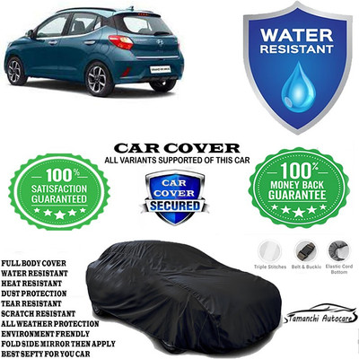 Tamanchi Autocare Car Cover For Hyundai Grand I10 Nios Magna AMT 1.2 Kappa VTVT(Black)