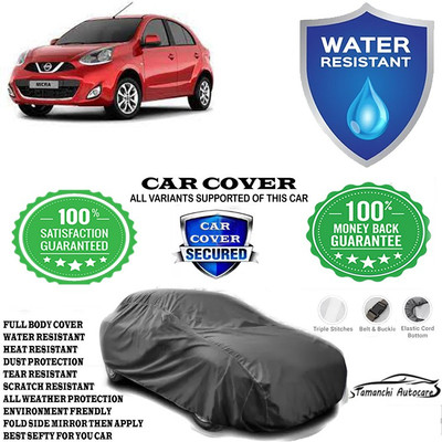 Tamanchi Autocare Car Cover For Nissan Micra Diesel XV Premium(Grey)