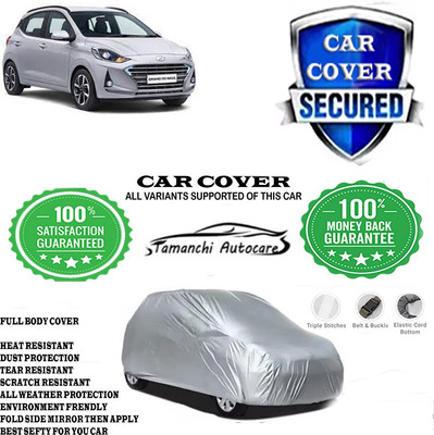 Tamanchi Autocare Car Cover For Hyundai Grand I10 Nios Asta U2 1.2 CRDi(Silver)