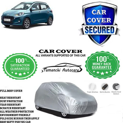 Tamanchi Autocare Car Cover For Hyundai Grand i10 Nios Magna Petrol(Silver)