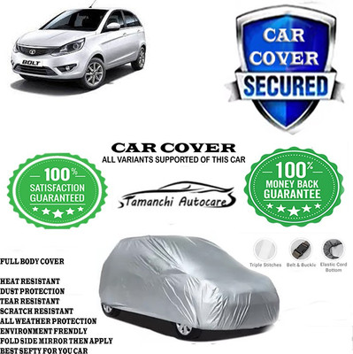 Tamanchi Autocare Car Cover For Tata Bolt Quadrajet XE(Silver)