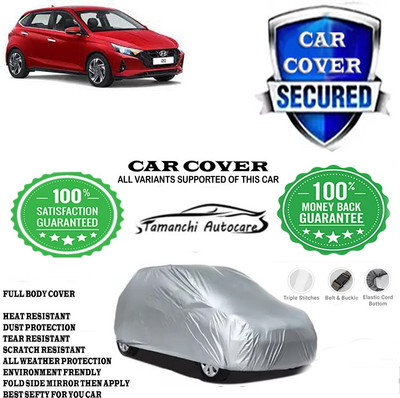 Tamanchi Autocare Car Cover For Hyundai i20 Magna(O)(Silver)