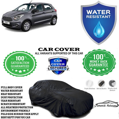 Tamanchi Autocare Car Cover For Ford Figo 1.2P Base MT(Black)