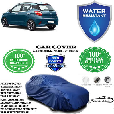 Tamanchi Autocare Car Cover For Hyundai Grand I10 Nios Magna AMT 1.2 Kappa VTVT(Blue)