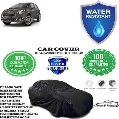 Tamanchi Autocare Car Cover For Fiat Punto EVO 90HP 1.3 Sport(Black)