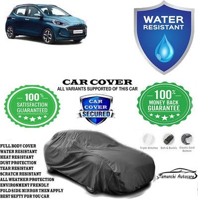 Tamanchi Autocare Car Cover For Hyundai Grand i10 CRDi Sportz(Grey)