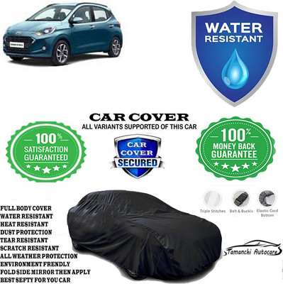 Tamanchi Autocare Car Cover For Hyundai Grand i10 Nios Magna Petrol(Black)