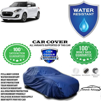 Tamanchi Autocare Car Cover For Maruti Suzuki Swift AMT VDI Diesel(Blue)
