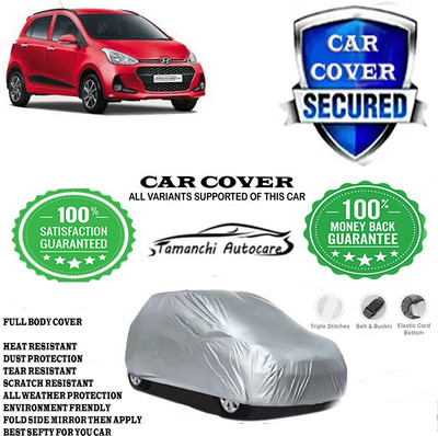 Tamanchi Autocare Car Cover For Hyundai Grand i10 Magna AT(Silver)