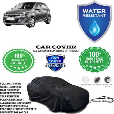 Tamanchi Autocare Car Cover For Hyundai i20 Sportz CRDI(Black)