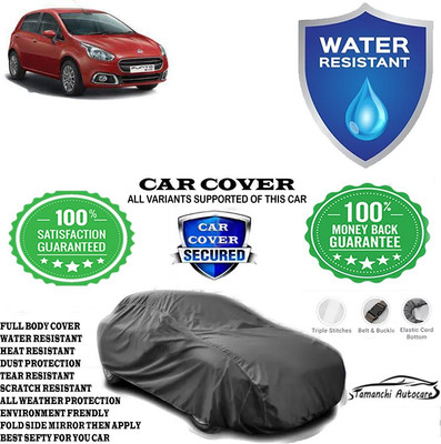 Tamanchi Autocare Car Cover For Fiat Punto Evo(Grey)