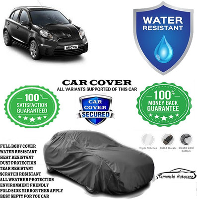 Tamanchi Autocare Car Cover For Nissan Micra Active XV Petrol(Grey)