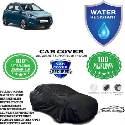 Tamanchi Autocare Car Cover For Hyundai Grand I10 Nios Asta 1.2 Kappa VTVT(Black)