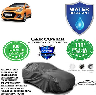 Tamanchi Autocare Car Cover For Hyundai Grand i10 Magna CNG(Grey)