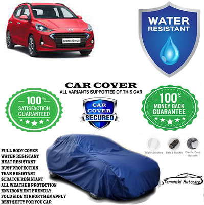 Tamanchi Autocare Car Cover For Hyundai Grand I10 Nios Era 1.2 Kappa VTVT(Blue)