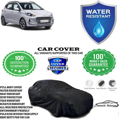 Tamanchi Autocare Car Cover For Hyundai Grand I10 Nios Asta U2 1.2 CRDi(Black)