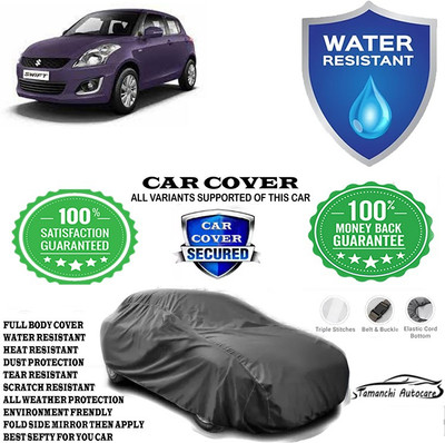 Tamanchi Autocare Car Cover For Maruti Suzuki Swift LDI Optional(Grey)