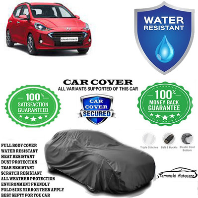Tamanchi Autocare Car Cover For Hyundai Grand I10 Nios Era 1.2 Kappa VTVT(Grey)
