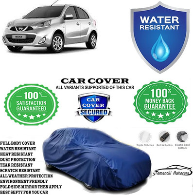 Tamanchi Autocare Car Cover For Nissan Micra Diesel XL Optional(Blue)