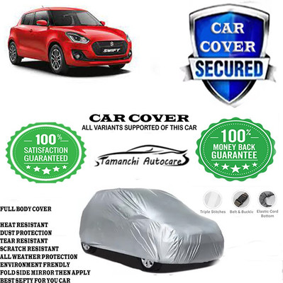 Tamanchi Autocare Car Cover For Maruti Suzuki Swift XDI(Silver)